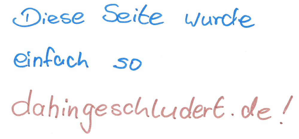 dahingeschluderter Seitentext